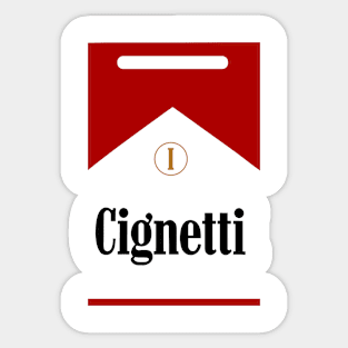 Cignetti Sticker